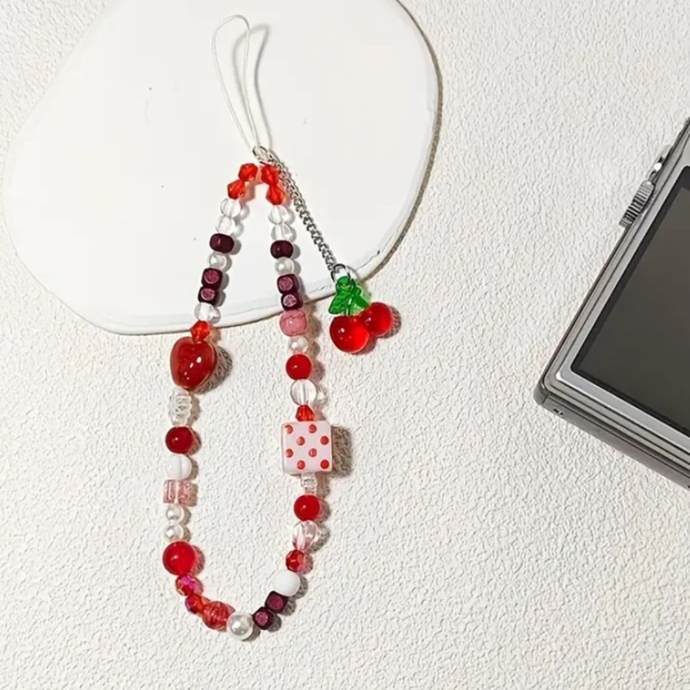 Red Cherry Aesthetic Phone/Camera Strap